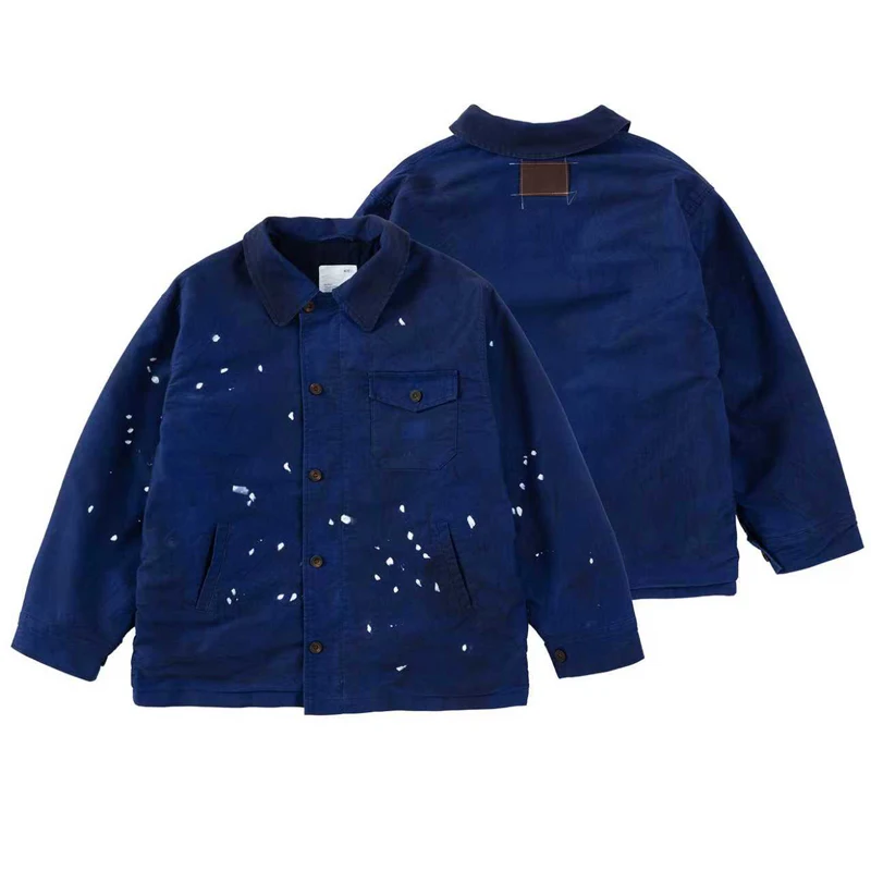 Куртка Blue Madness с эффектом брызг краски и чернил, на молнии, однобортная, унисекс, высококачественная, свободного кроя, повседневная рабочая одежда, Япония
Куртка Blue Madness с эффектом брызг краски и чернил, на молнии, однобортная, унисекс, высококачественная, свободного кроя, повседневная рабочая одежда, Япония