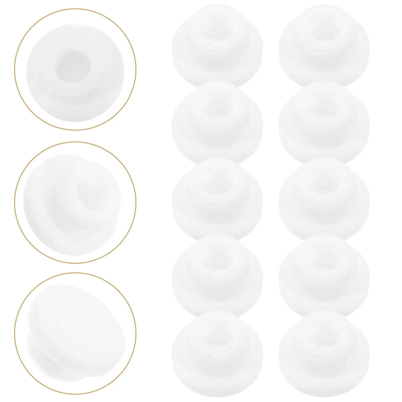 10pcs Sink Overflow Cover Replacement Basin Sealing Cap for Bathroom Kitchen Washbasin Durable Plastic Drain Plug with Side
10pcs Sink Overflow Cover Replacement Basin Sealing Cap for Bathroom Kitchen Washbasin Durable Plastic Drain Plug with Side