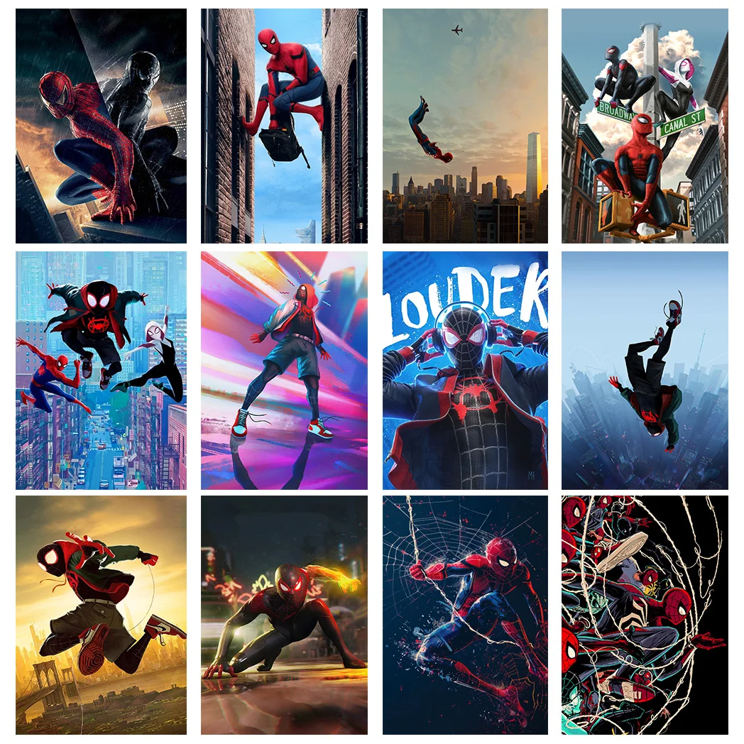 MINISO Marvel Superhero Spider-Man Wall Art Posters Multiverse Home Decor Suitable for Various Room Decorative Canvas Painting
MINISO Marvel Superhero Spider-Man Wall Art Posters Multiverse Home Decor Suitable for Various Room Decorative Canvas Painting