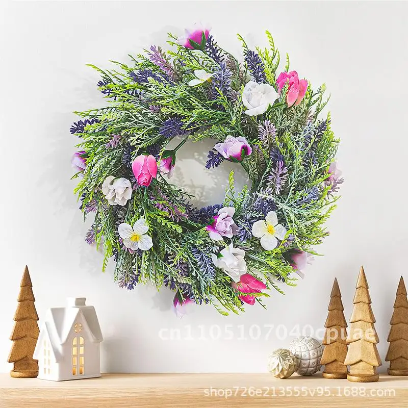 Simulation spring wreath decorations new pendant window door hanging craft decorations valentine's day wreath
Simulation spring wreath decorations new pendant window door hanging craft decorations valentine's day wreath