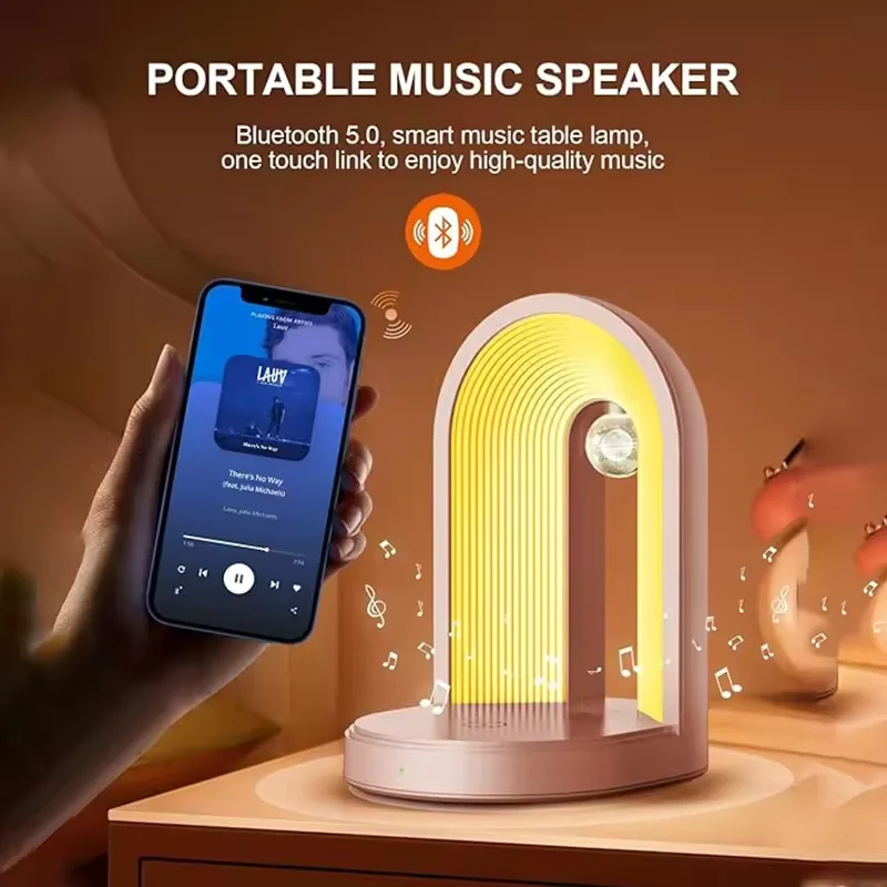 3-in-1 Fast 15W Wireless Charging Music Play with Bluetooth Speaker LED Night Light Mood Lighting Valentine Gift Home/Office
3-in-1 Fast 15W Wireless Charging Music Play with Bluetooth Speaker LED Night Light Mood Lighting Valentine Gift Home/Office