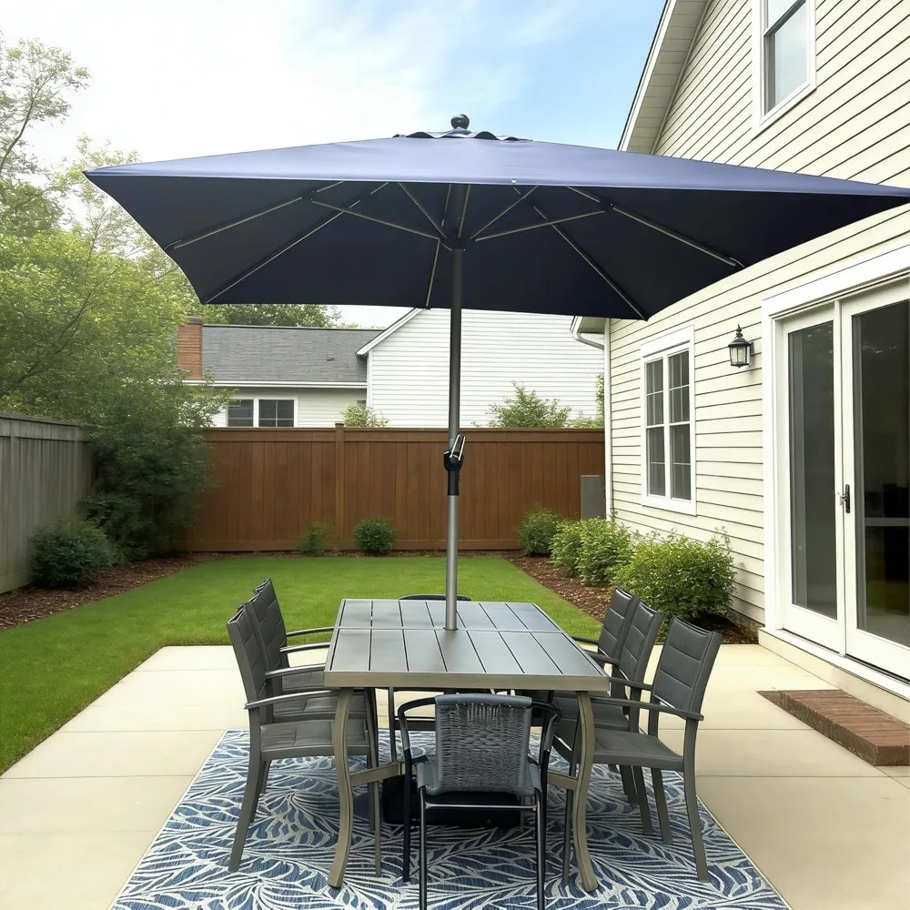 9' X 11' Rectangle Paito Outdoor Umbrella, Aluminum Table Umbrella for 3 Year Fade Resistant, Sturdy Pool, Customized
9' X 11' Rectangle Paito Outdoor Umbrella, Aluminum Table Umbrella for 3 Year Fade Resistant, Sturdy Pool, Customized