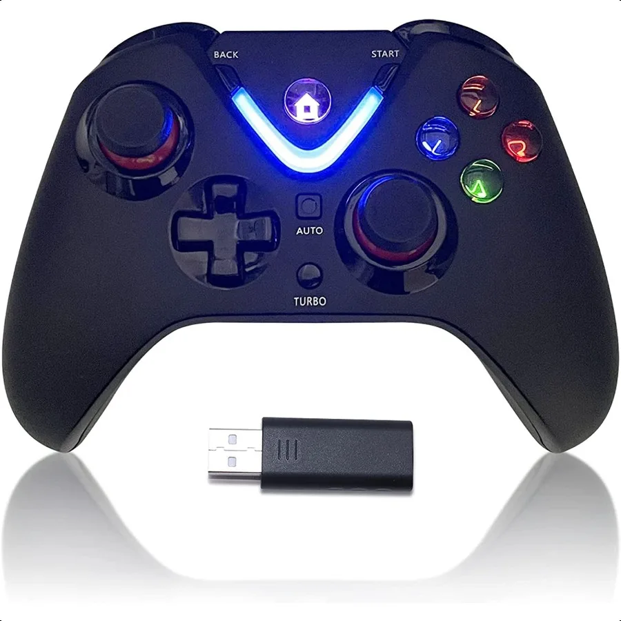 Wirel Game Controller with LED Lighting Compatible with Xbox One S X Xbox Series S X Gaming Gamepad Remote Joypad with 2.4G Wir
Wirel Game Controller with LED Lighting Compatible with Xbox One S X Xbox Series S X Gaming Gamepad Remote Joypad with 2.4G Wir