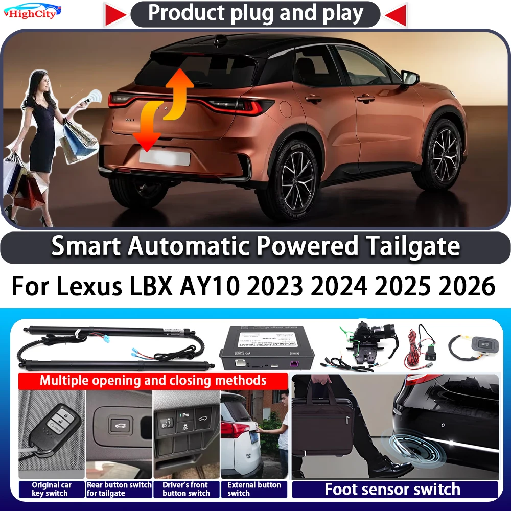 For Lexus LBX AY10 2023 2024 2025 2026 OEM Smart Automatic Powered Tailgate Key Control Trunk Lift Close Kit Power Tailgate
For Lexus LBX AY10 2023 2024 2025 2026 OEM Smart Automatic Powered Tailgate Key Control Trunk Lift Close Kit Power Tailgate