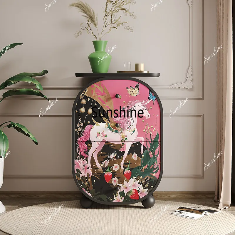 French chest living room solid wood porch cabinet small apartment household bedroom locker
French chest living room solid wood porch cabinet small apartment household bedroom locker