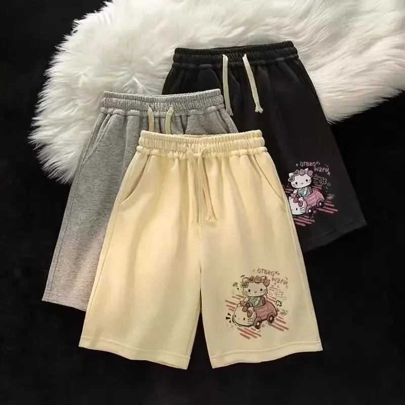 Sanrio Kawaii Hello Kitty Women Short Pants Anime Cartoon Exquisite Skin Friendly Slim Casual High-waisted Loose Wide-leg Pants
Sanrio Kawaii Hello Kitty Women Short Pants Anime Cartoon Exquisite Skin Friendly Slim Casual High-waisted Loose Wide-leg Pants