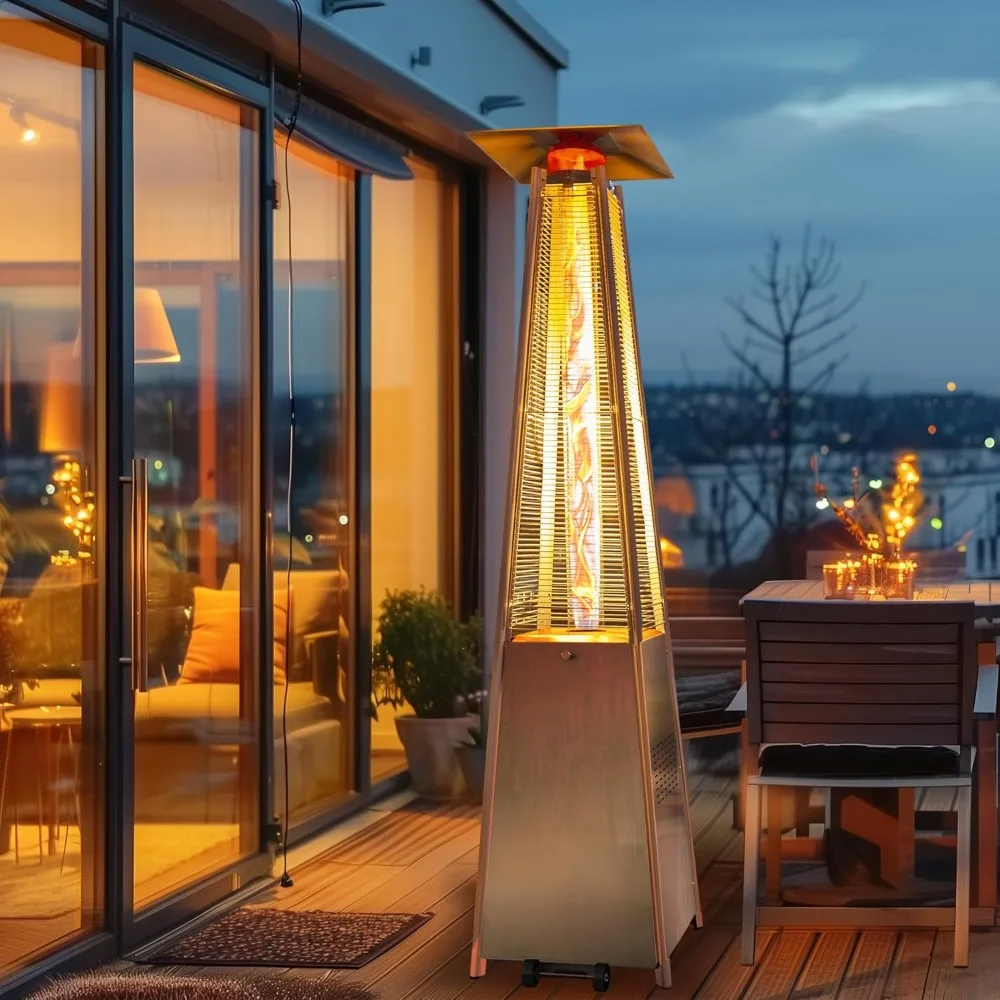 Stainless steel triple safety protection with terrace cover, portable heater with durable wheels and warm glass tube for terrace
Stainless steel triple safety protection with terrace cover, portable heater with durable wheels and warm glass tube for terrace