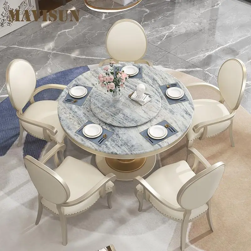 Kitchen Accent Table With Beauty Texture Marble Turntable Smooth Tabletop Household Furniture Red Beech Wood Dining Room Table
Kitchen Accent Table With Beauty Texture Marble Turntable Smooth Tabletop Household Furniture Red Beech Wood Dining Room Table