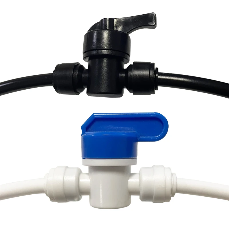 1/4"x1/4"Tube Ball Valve Quick Connect Shut Off For Outdoor Garden Misting Cooling System Pack 2 Pcs
1/4"x1/4"Tube Ball Valve Quick Connect Shut Off For Outdoor Garden Misting Cooling System Pack 2 Pcs