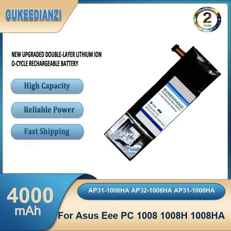 AP31-1008HA AP32-1008HA AP31-1008HA Аккумулятор для ноутбука большой емкости 4000 мАч для Asus Eee PC 1008 1008H 1008HA
AP31-1008HA AP32-1008HA AP31-1008HA Аккумулятор для ноутбука большой емкости 4000 мАч для Asus Eee PC 1008 1008H 1008HA