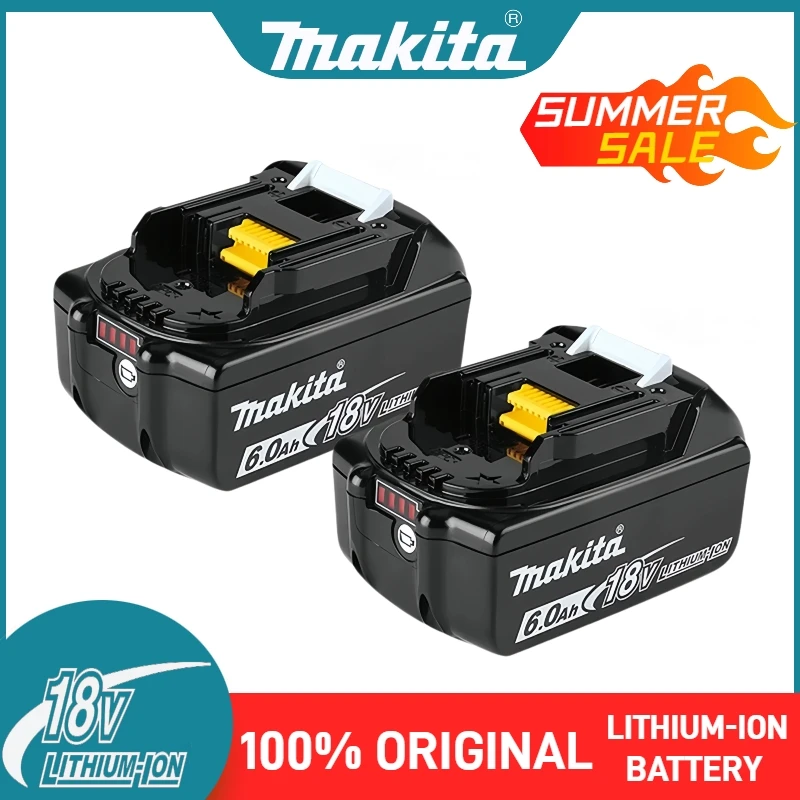 100% Genuine Makita 6Ah Rechargeable Batteries,For Makita 18V battery BL1860 BL1830B BL1840 BL1840B BL1850 Power Tools Batteries
100% Genuine Makita 6Ah Rechargeable Batteries,For Makita 18V battery BL1860 BL1830B BL1840 BL1840B BL1850 Power Tools Batteries