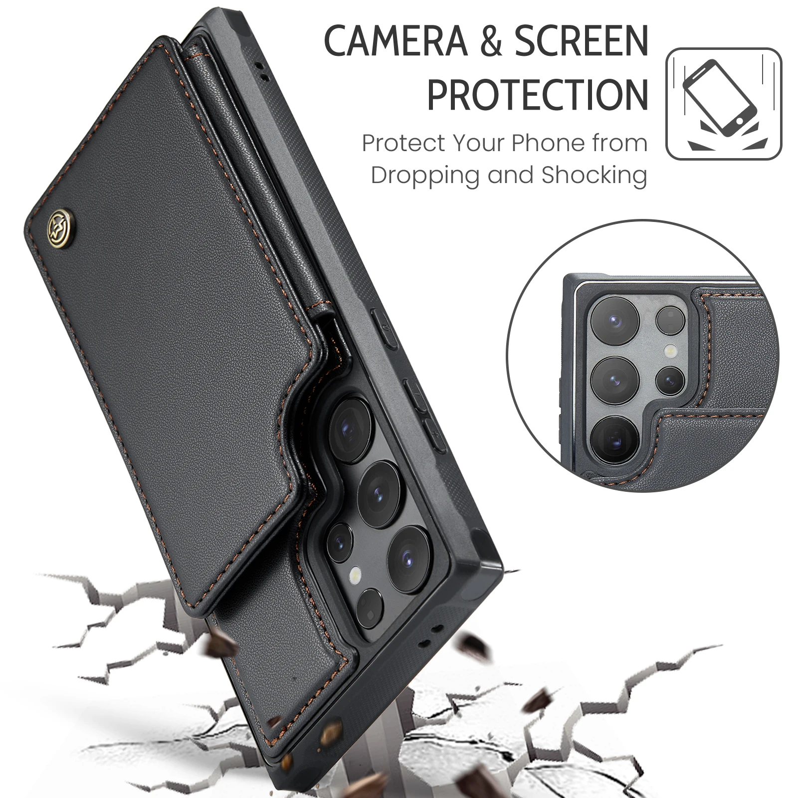 Light Luxury Leather Wallet Phone Case For Samsung Galaxy S24 S25 Ultra S23 S22 S21 S20 FE Note 10Plus Card Slot Holder Cover
Light Luxury Leather Wallet Phone Case For Samsung Galaxy S24 S25 Ultra S23 S22 S21 S20 FE Note 10Plus Card Slot Holder Cover