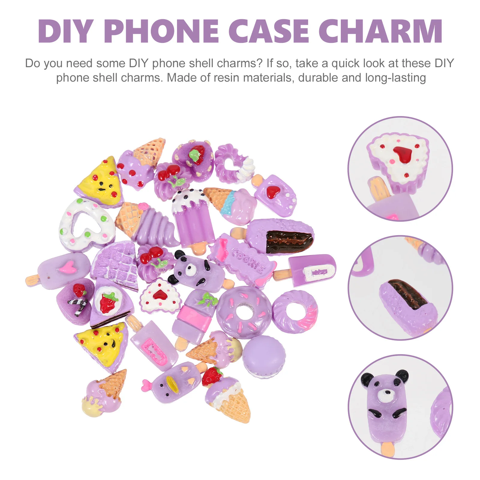 30pcs Mini Food Phone Case Decor Simulation Food Adornment Diy Craft Resin Ornament Phone Shell Accessories Creative Charms
30pcs Mini Food Phone Case Decor Simulation Food Adornment Diy Craft Resin Ornament Phone Shell Accessories Creative Charms
