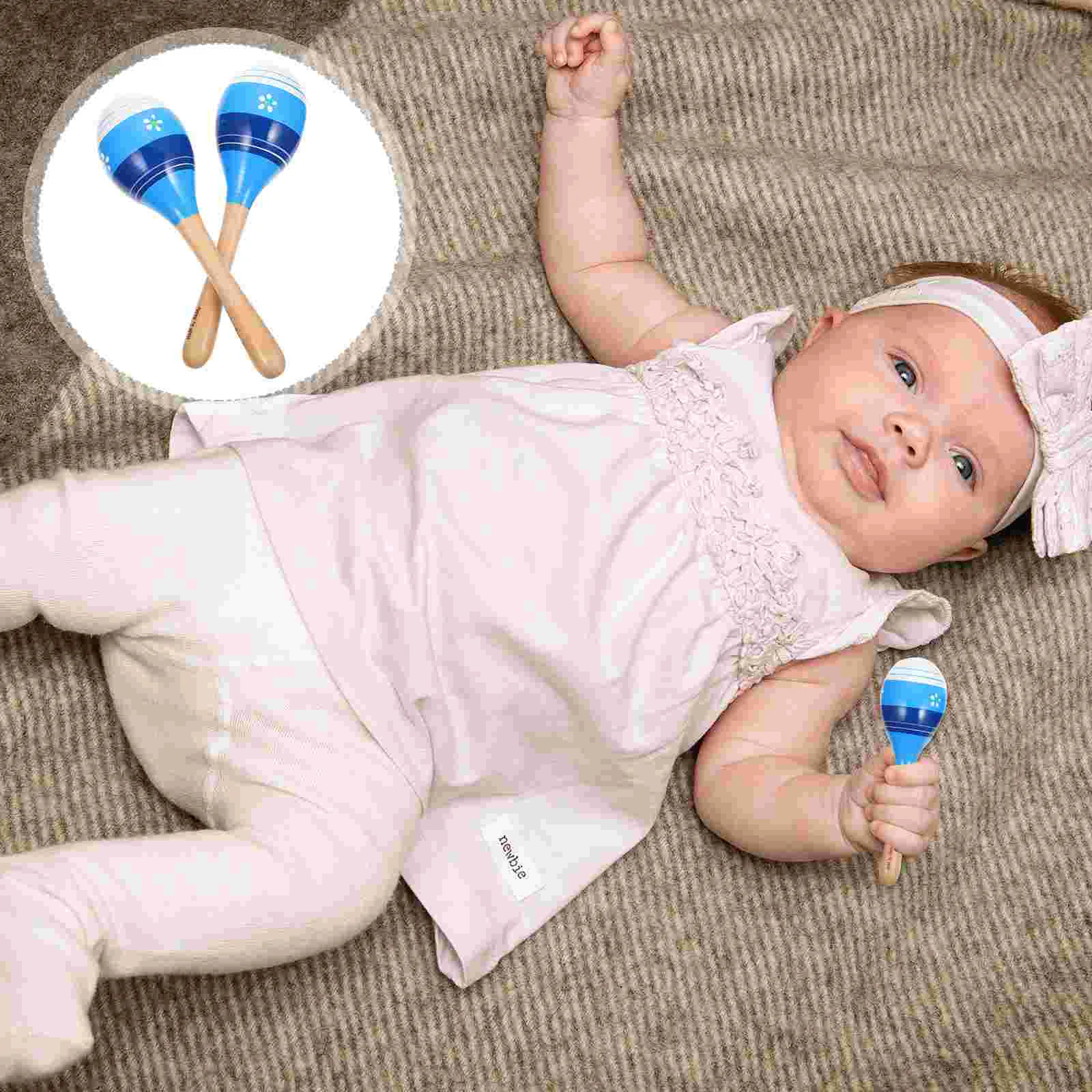 2 Pcs Striped Cartoon Maracas Music Toys Kids Creative Musical Plaything Puzzle Toddler
2 Pcs Striped Cartoon Maracas Music Toys Kids Creative Musical Plaything Puzzle Toddler