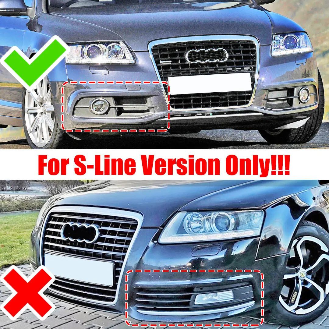 For Audi A6 C6 Sport Foglight Covers Grille S-line 2008 2009 2010 2011 Front Bumper Fog Light Lamp Cover Framework
For Audi A6 C6 Sport Foglight Covers Grille S-line 2008 2009 2010 2011 Front Bumper Fog Light Lamp Cover Framework