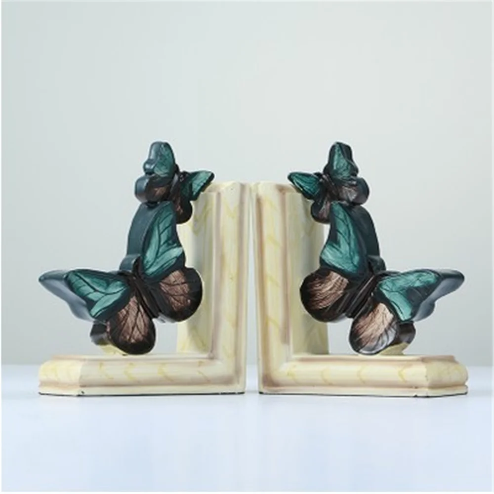 a Pair Creative Synthetic Resin Bookend Shelf Retro Butterfly Bookend Holder Office Supplies Home Decoration Book Stand
a Pair Creative Synthetic Resin Bookend Shelf Retro Butterfly Bookend Holder Office Supplies Home Decoration Book Stand
