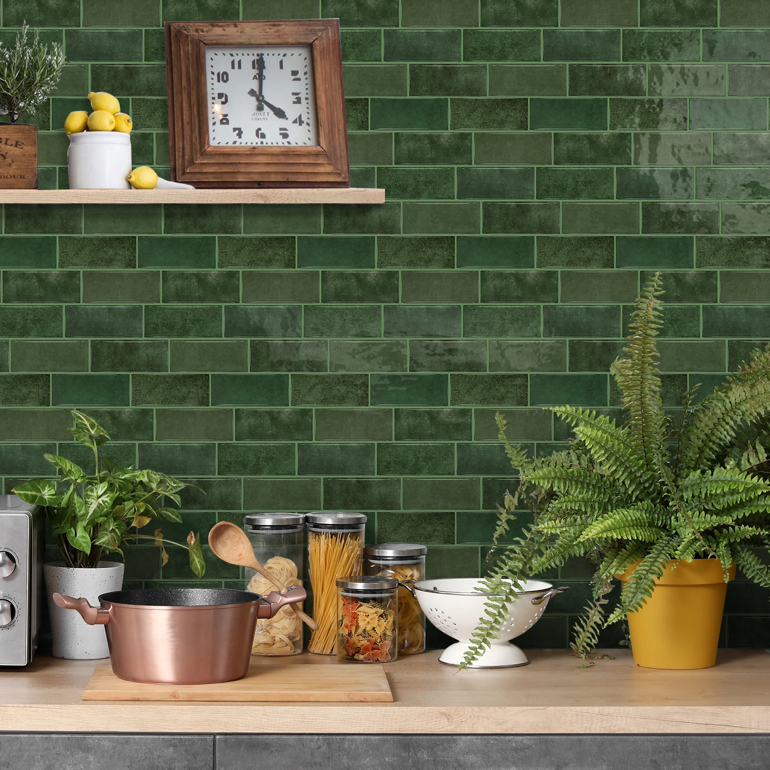 6/12/24 pcs 3D self-adhesive wall tiles, heat-resistant and removable kitchen backsplash, waterproof bathroom wall tile stickers
6/12/24 pcs 3D self-adhesive wall tiles, heat-resistant and removable kitchen backsplash, waterproof bathroom wall tile stickers