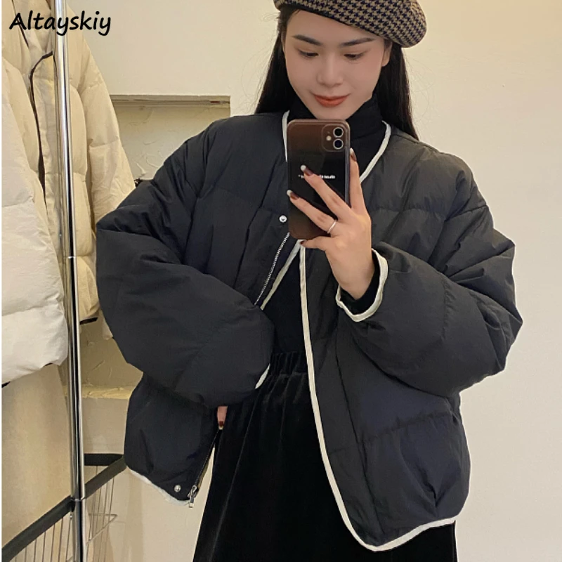 Short Style Puffer Parkas Women Retro Thicker Warm Soft All-match Harajuku Daily Fashion Casual Zipper Chic Streetwear Jackets
Short Style Puffer Parkas Women Retro Thicker Warm Soft All-match Harajuku Daily Fashion Casual Zipper Chic Streetwear Jackets