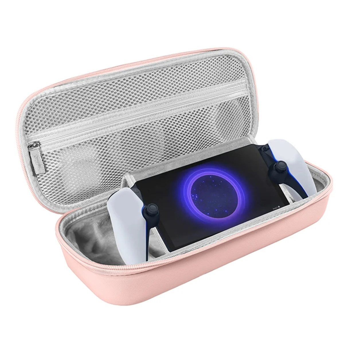 TYMQ For PS5 Portal Carrying Case PU Leather Protective Travel Bag, Shockproof, Anti-Scratch for PlayStation Portal Pink
TYMQ For PS5 Portal Carrying Case PU Leather Protective Travel Bag, Shockproof, Anti-Scratch for PlayStation Portal Pink