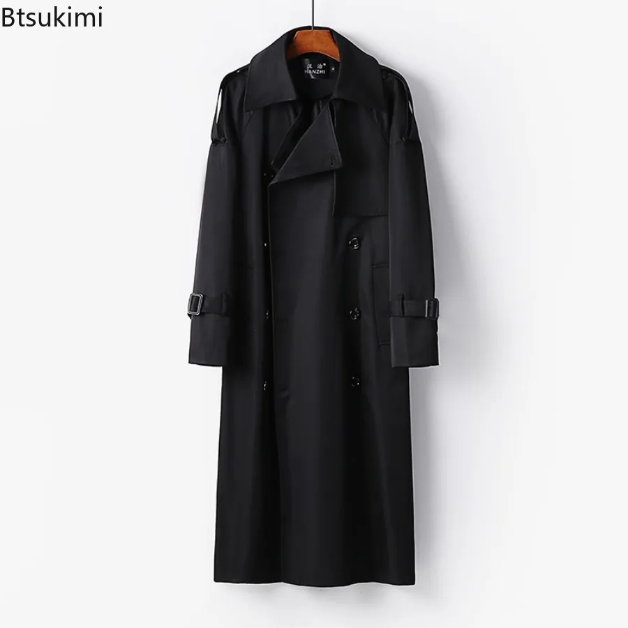 2025 Men's Long Windbreaker Loose Over The Knee Jacket Korean Version Coat for Men Four Season Casual Loose Male Outwear Coats
2025 Men's Long Windbreaker Loose Over The Knee Jacket Korean Version Coat for Men Four Season Casual Loose Male Outwear Coats
