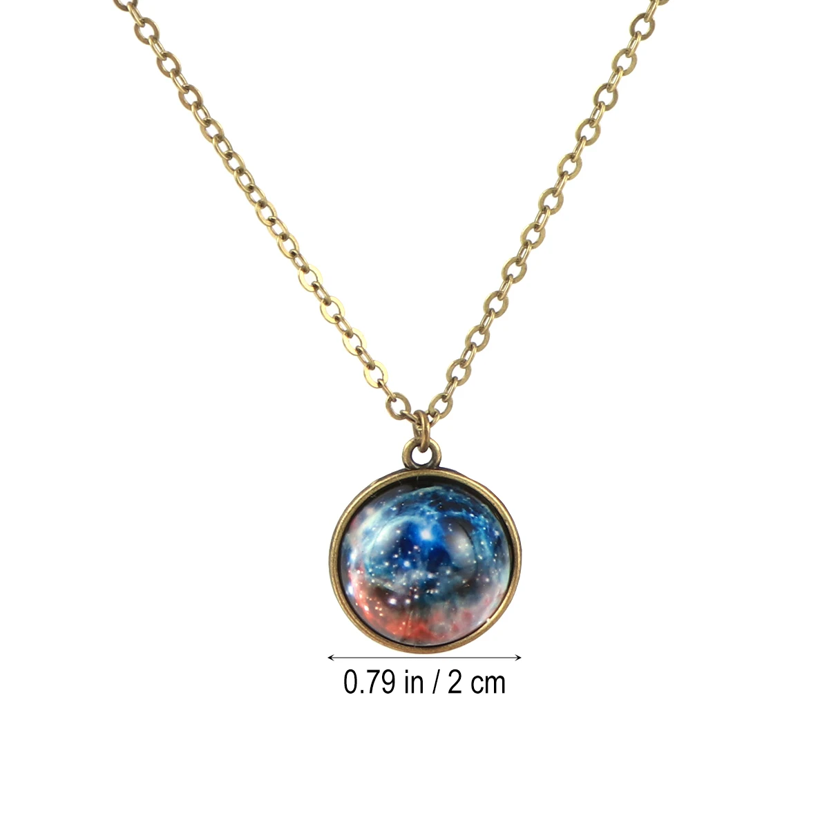 Ball Necklace Double-sided Universe Chain Pendant European American Style Birthday Wedding Gift
Ball Necklace Double-sided Universe Chain Pendant European American Style Birthday Wedding Gift