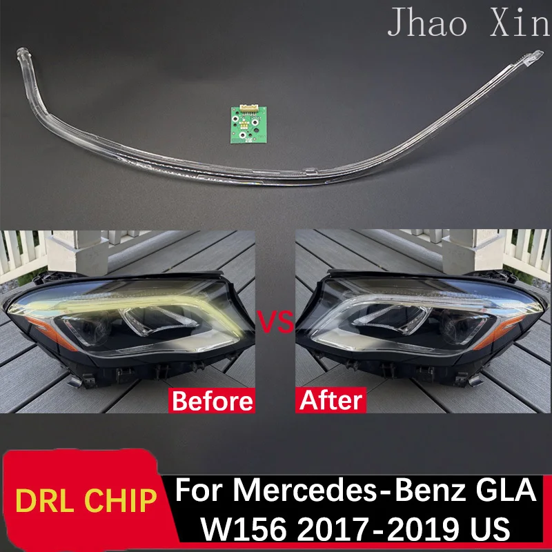 For Mercedes-Benz GLA W156 Car Daytime Light DRL CHIP Lamp Tube 2017-2019 US Version Angel Eye White Light Circuit Board Ballast
For Mercedes-Benz GLA W156 Car Daytime Light DRL CHIP Lamp Tube 2017-2019 US Version Angel Eye White Light Circuit Board Ballast