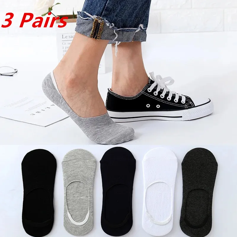 Socks for Men Ankle Cut Short No Show Low Cotton Black White Multipack Non-slip Silicone Summer Breathable Invisible 3pair /Lot
Socks for Men Ankle Cut Short No Show Low Cotton Black White Multipack Non-slip Silicone Summer Breathable Invisible 3pair /Lot