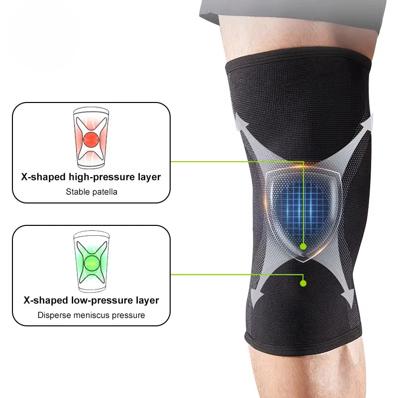 Knee Support Brace Compression Breathable Knee Sleeve for Weightlifting Powerlifting
Knee Support Brace Compression Breathable Knee Sleeve for Weightlifting Powerlifting
