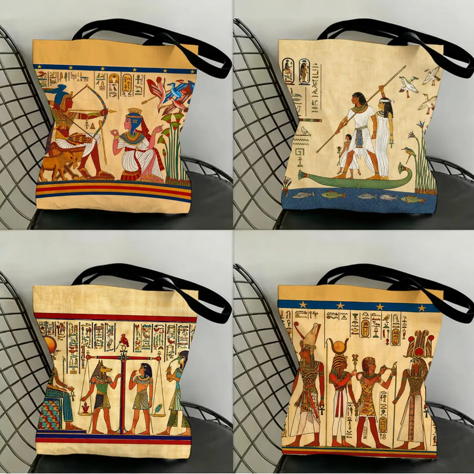 Egyptian Civilization Storage Bags Canvas Double-Sided Print Women Large Tote Bag Durable Beach Picnic Foldable Gift Eco
Egyptian Civilization Storage Bags Canvas Double-Sided Print Women Large Tote Bag Durable Beach Picnic Foldable Gift Eco