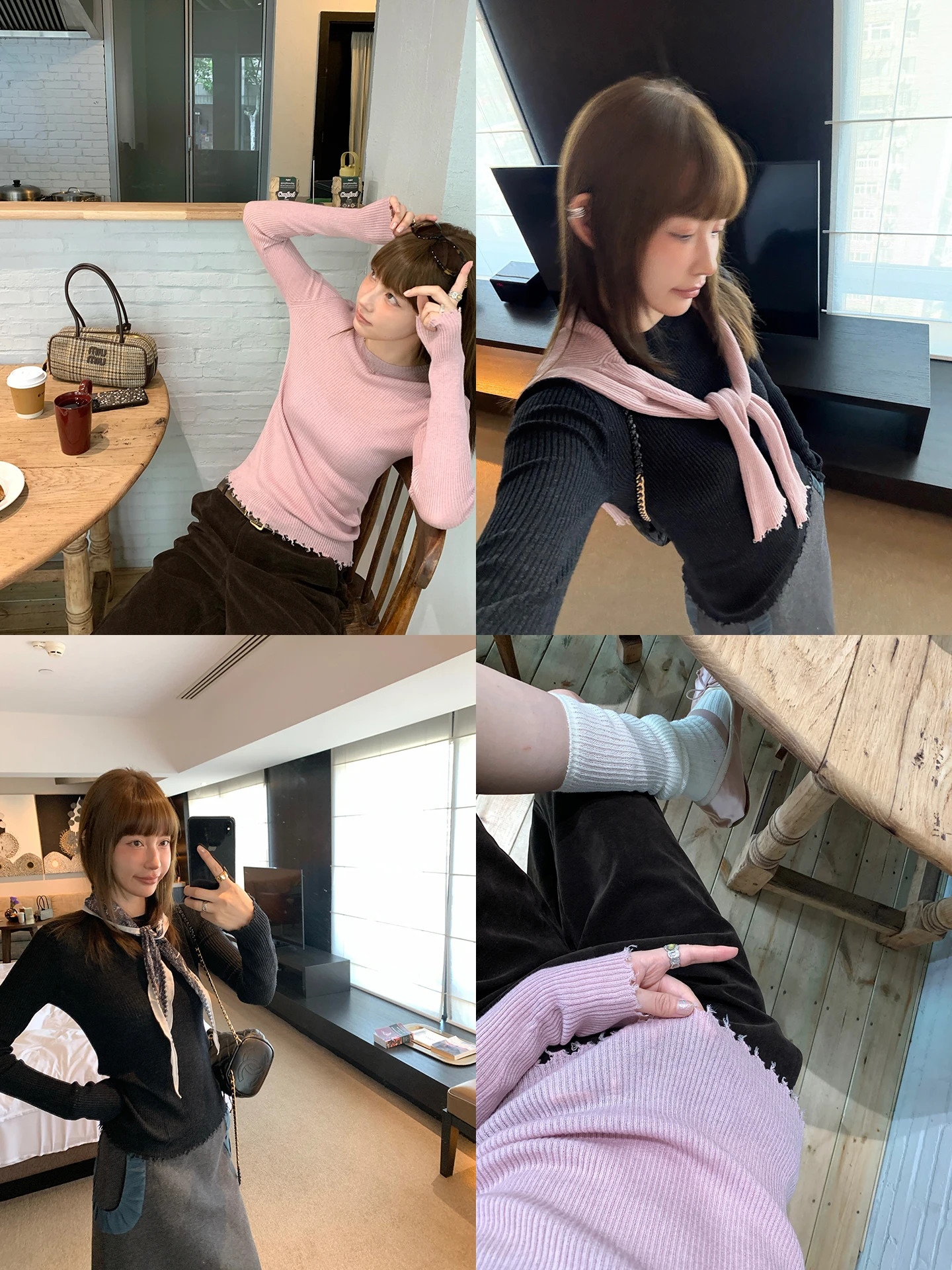 Slim Fit Knitted round Ne Top with Frayed Hem Casual Sle Women's Long Sve Polyester Fiber Base irt for Autumn
Slim Fit Knitted round Ne Top with Frayed Hem Casual Sle Women's Long Sve Polyester Fiber Base irt for Autumn