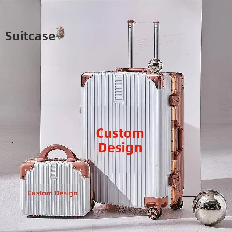 New Thickened Aluminum Frame Luggage Bag with Drawbar for Women Cartoon Graffiti Large Capacity Quiet Boarding Password Box
New Thickened Aluminum Frame Luggage Bag with Drawbar for Women Cartoon Graffiti Large Capacity Quiet Boarding Password Box