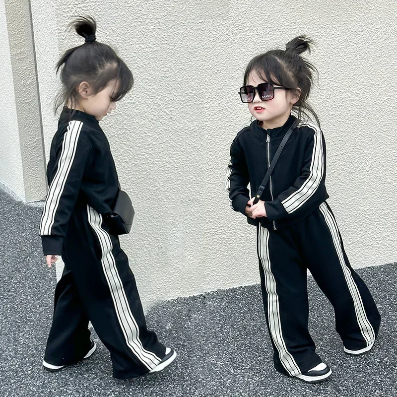 Girls Fashion Casual Sets Children Spring Autumn Sports Suits Kids Long-sleeved Jacket+Pants 2Pcs Outfits New Trend Clothes
Girls Fashion Casual Sets Children Spring Autumn Sports Suits Kids Long-sleeved Jacket+Pants 2Pcs Outfits New Trend Clothes