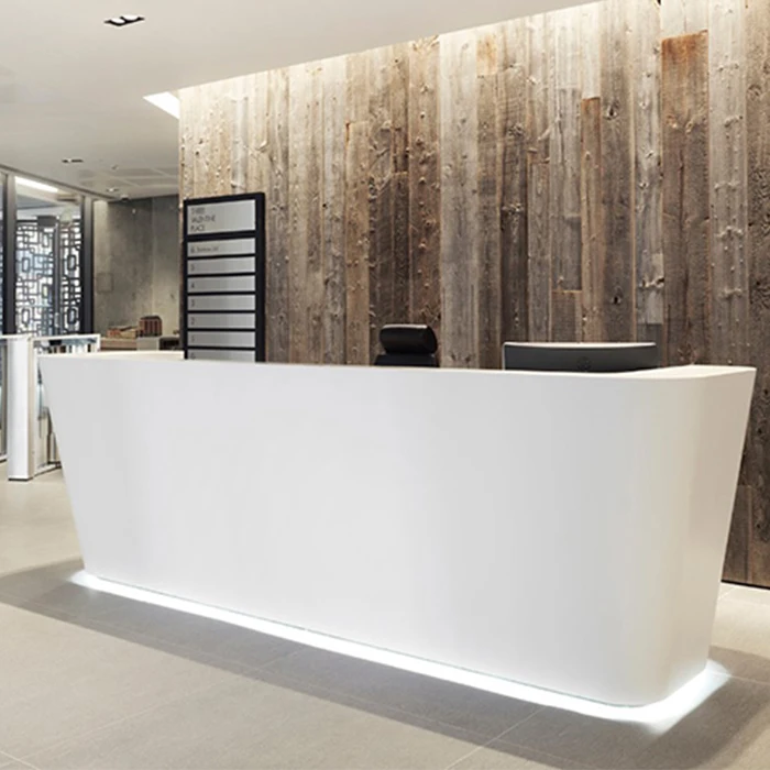 Customize Receptionist Front Desk White Durable Corian Solid Surface Office Front Desk Dental Office Desk
Customize Receptionist Front Desk White Durable Corian Solid Surface Office Front Desk Dental Office Desk