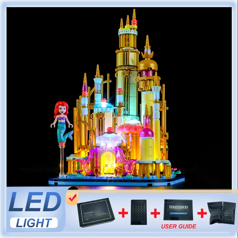 Комплект светодиодных фонарей своими руками для LEGO 40708 Mini Castle Disney Ariel (только светодиодный светильник, модель без блоков)
Комплект светодиодных фонарей своими руками для LEGO 40708 Mini Castle Disney Ariel (только светодиодный светильник, модель без блоков)