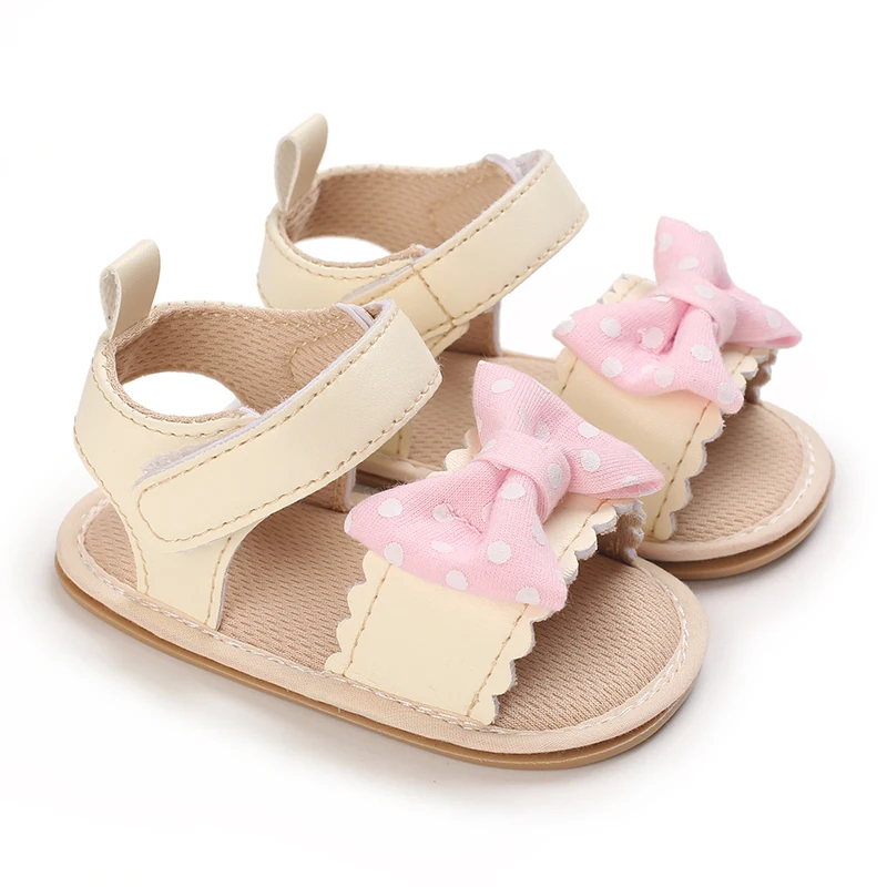 Summer 0-12M Female Baby Apricot Sandals Bow High Quality Soft Bottom Anti slip Breathable First Walking Shoes
Summer 0-12M Female Baby Apricot Sandals Bow High Quality Soft Bottom Anti slip Breathable First Walking Shoes