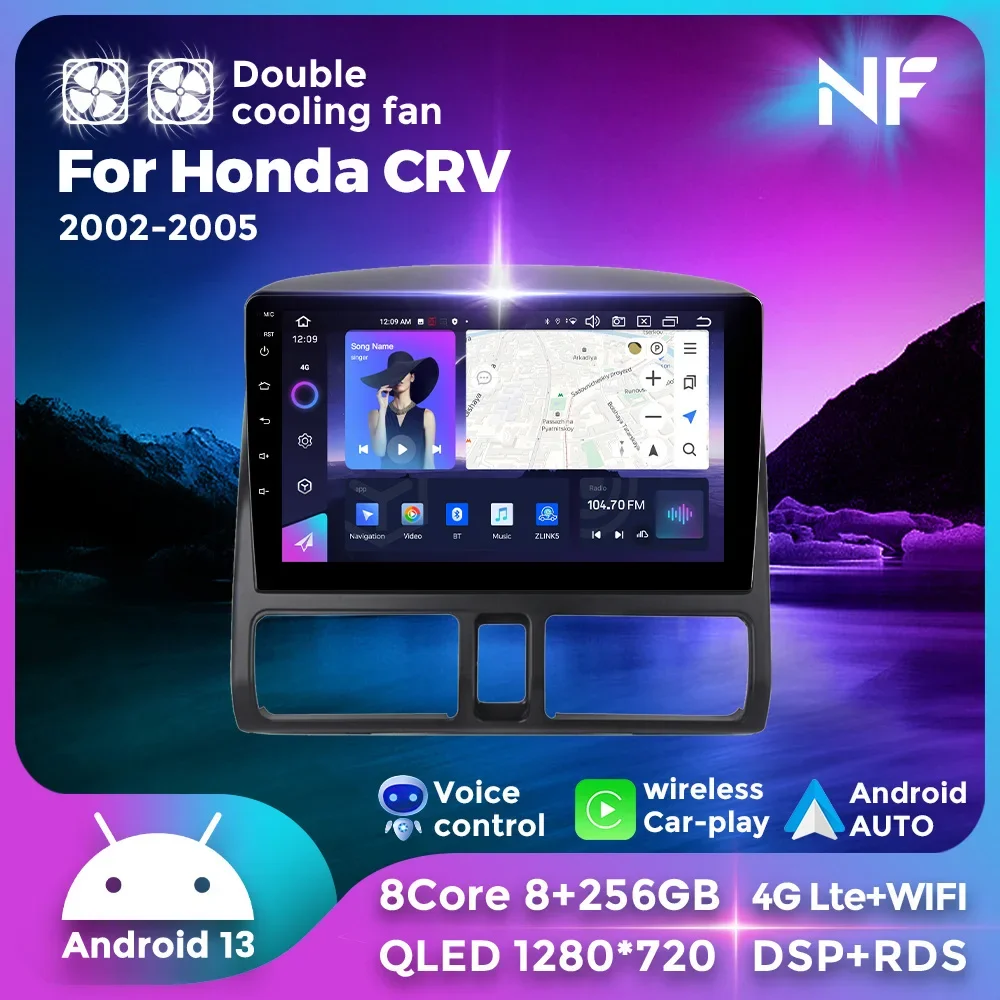Car Intelligent System for Honda CRV CR-V 2002-2005 Carplay Android Auto Radio Automotive Multimedia Video Player GPS Autoradio
Car Intelligent System for Honda CRV CR-V 2002-2005 Carplay Android Auto Radio Automotive Multimedia Video Player GPS Autoradio