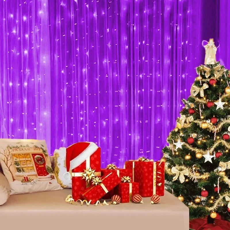 8 Modes USB Remote Control LED Curtain String Lights Christmas Garland Decor Fairy Light Wedding Party Holiday for Bedroom Home
8 Modes USB Remote Control LED Curtain String Lights Christmas Garland Decor Fairy Light Wedding Party Holiday for Bedroom Home