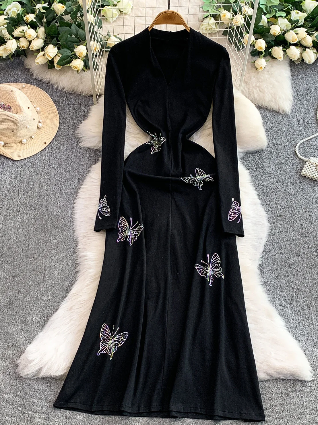 Ele Long Dr Luxury Sle High Waist A-Line Silhouette Wear-resistant Autumn Winter Women's Faion Dr
Ele Long Dr Luxury Sle High Waist A-Line Silhouette Wear-resistant Autumn Winter Women's Faion Dr