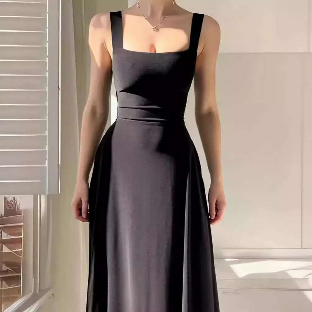 Women Square Neckline Dress Elegant Square Neck Midi Dress for Women A-line Flowy Hem Backless Dress for Work Date Night Special
Women Square Neckline Dress Elegant Square Neck Midi Dress for Women A-line Flowy Hem Backless Dress for Work Date Night Special