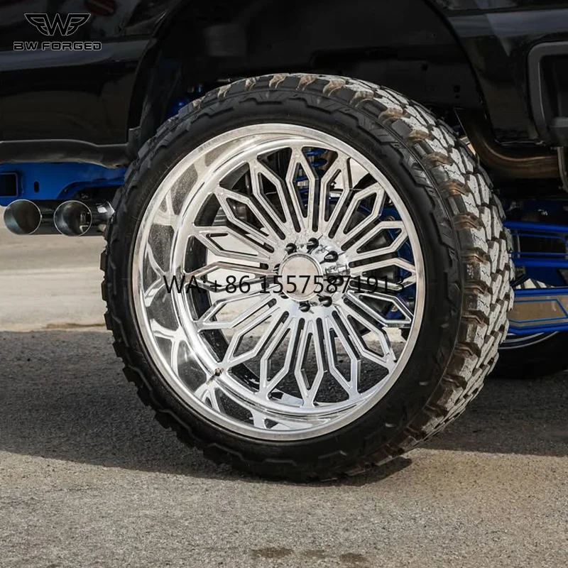 Forged Custom Forged Wheels Mirror Chrome Plated Forged Rims 8x6.5 20x12 for Heavy-Duty Lifted Pickup Trucks Super Singer
Forged Custom Forged Wheels Mirror Chrome Plated Forged Rims 8x6.5 20x12 for Heavy-Duty Lifted Pickup Trucks Super Singer
