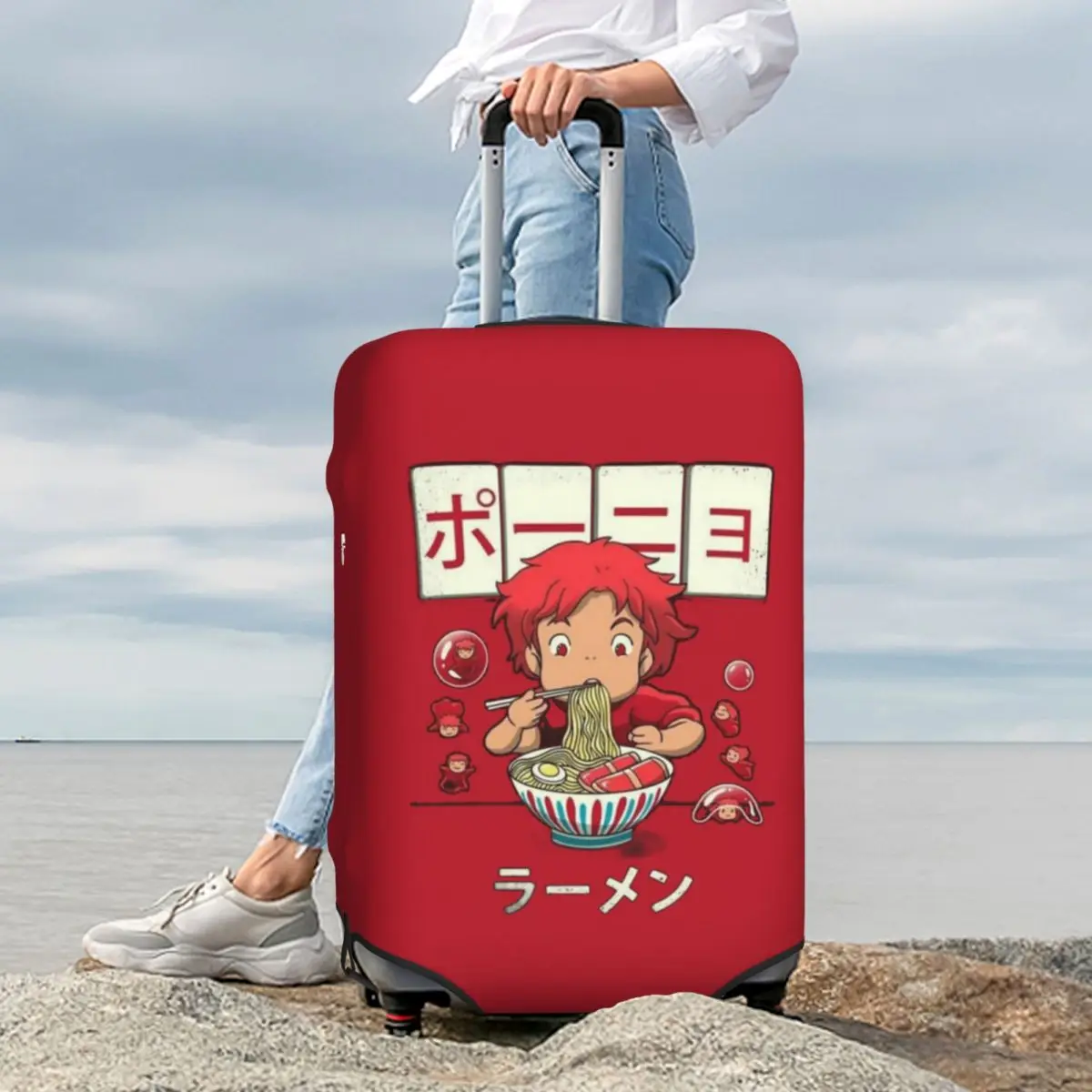Ponyo Ramen Suitcase Cover Protection Elastic Travel Luggage Protector Covers for 18-32 Inch
Ponyo Ramen Suitcase Cover Protection Elastic Travel Luggage Protector Covers for 18-32 Inch