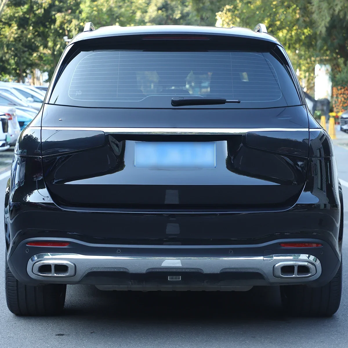 Черная накладка на задний фонарь для Mercedes-Benz GLS X167 2020-22: стоп-сигнал, указатель поворота, фонарь заднего хода, аксессуары для автомобиля
Черная накладка на задний фонарь для Mercedes-Benz GLS X167 2020-22: стоп-сигнал, указатель поворота, фонарь заднего хода, аксессуары для автомобиля