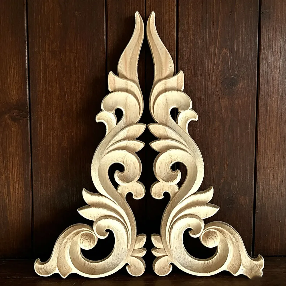 4PCS Wood Carved Corner Onlay Applique Frame Door Decorate Wall Doors Furniture Decorative Modern Figurines Wooden Miniatures
4PCS Wood Carved Corner Onlay Applique Frame Door Decorate Wall Doors Furniture Decorative Modern Figurines Wooden Miniatures