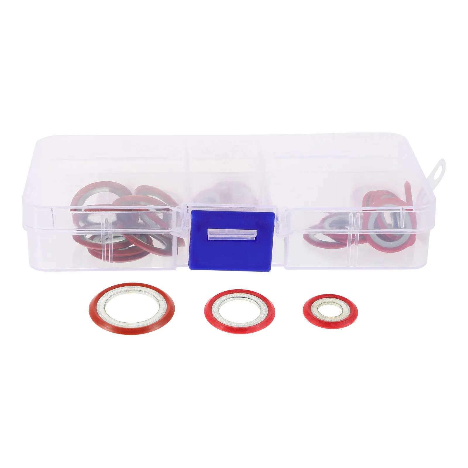 30Pcs Air Conditioning Compressor Gasket Assortment Long-Lasting Sealing Repair Kit Leakproof Automotive Ac Rings Set
30Pcs Air Conditioning Compressor Gasket Assortment Long-Lasting Sealing Repair Kit Leakproof Automotive Ac Rings Set
