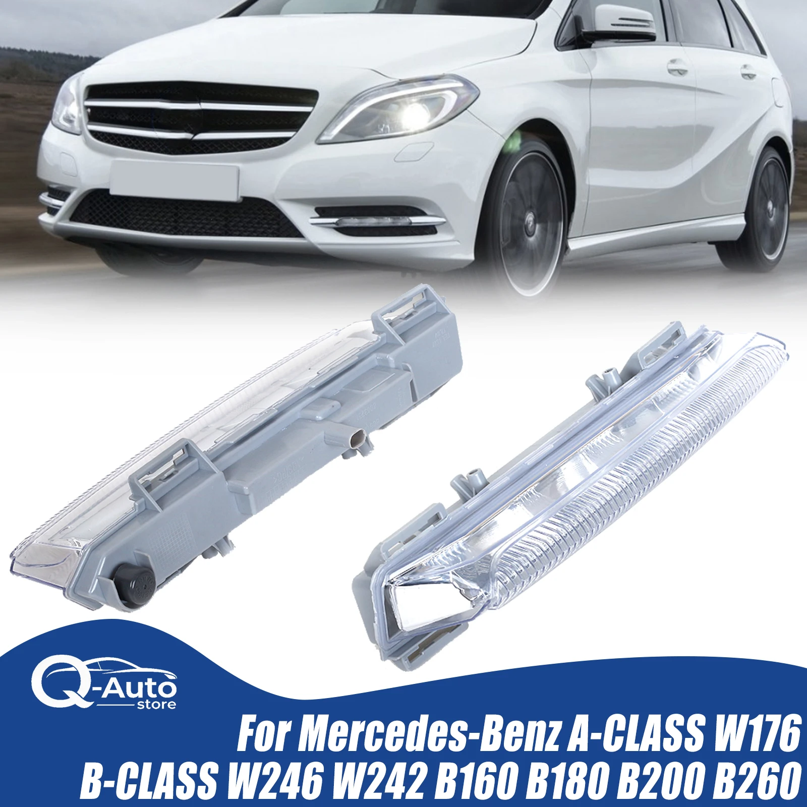 A2049069100 Car LED Daytime Running For Mercedes-Benz A-CLASS W176/B-CLASS W246 W242 B160 B180 B200 B260 Front Light Fog Lights
A2049069100 Car LED Daytime Running For Mercedes-Benz A-CLASS W176/B-CLASS W246 W242 B160 B180 B200 B260 Front Light Fog Lights