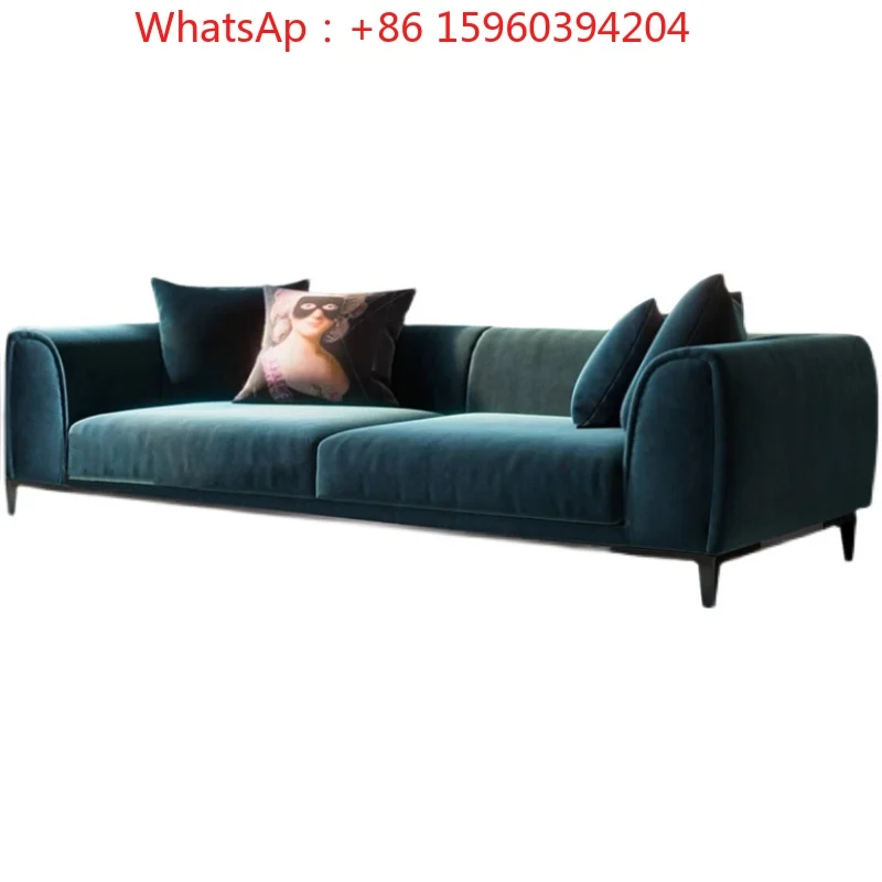 Stainless steel customized Nordic light luxury latex flannel sofa for small villas in Hong Kong to use metal foot cloth sofa
Stainless steel customized Nordic light luxury latex flannel sofa for small villas in Hong Kong to use metal foot cloth sofa