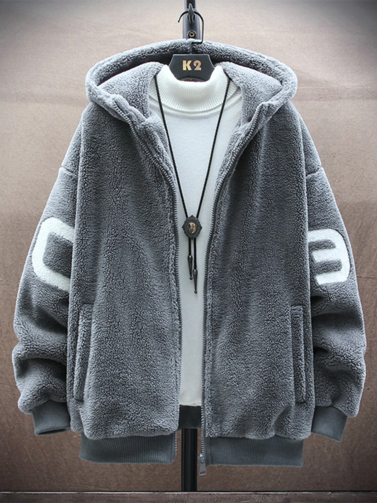 Lamb Fur Jaet Men's Winter Thiened Youth Cotton Clothes Men's Fce Cotton Coat Lamb Fur Warm Cotton Coat
Lamb Fur Jaet Men's Winter Thiened Youth Cotton Clothes Men's Fce Cotton Coat Lamb Fur Warm Cotton Coat