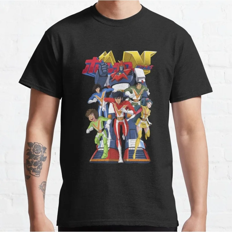 0220 VOLTES V Retro Anime Gift t shirt Japan Robot Mecha graphic tee Y2K Clothes 100% Ccotton printed clothing Large size Tops
0220 VOLTES V Retro Anime Gift t shirt Japan Robot Mecha graphic tee Y2K Clothes 100% Ccotton printed clothing Large size Tops