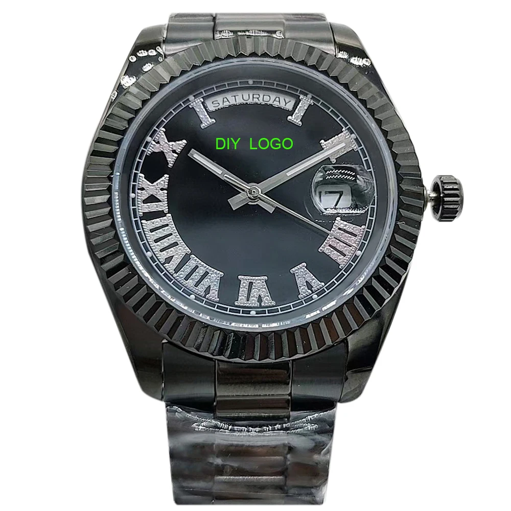 DIY Custom Logo 41mm Stylish Men's Dress Watch – Mechanical Stainless Steel Wristwatch for Business
DIY Custom Logo 41mm Stylish Men's Dress Watch – Mechanical Stainless Steel Wristwatch for Business