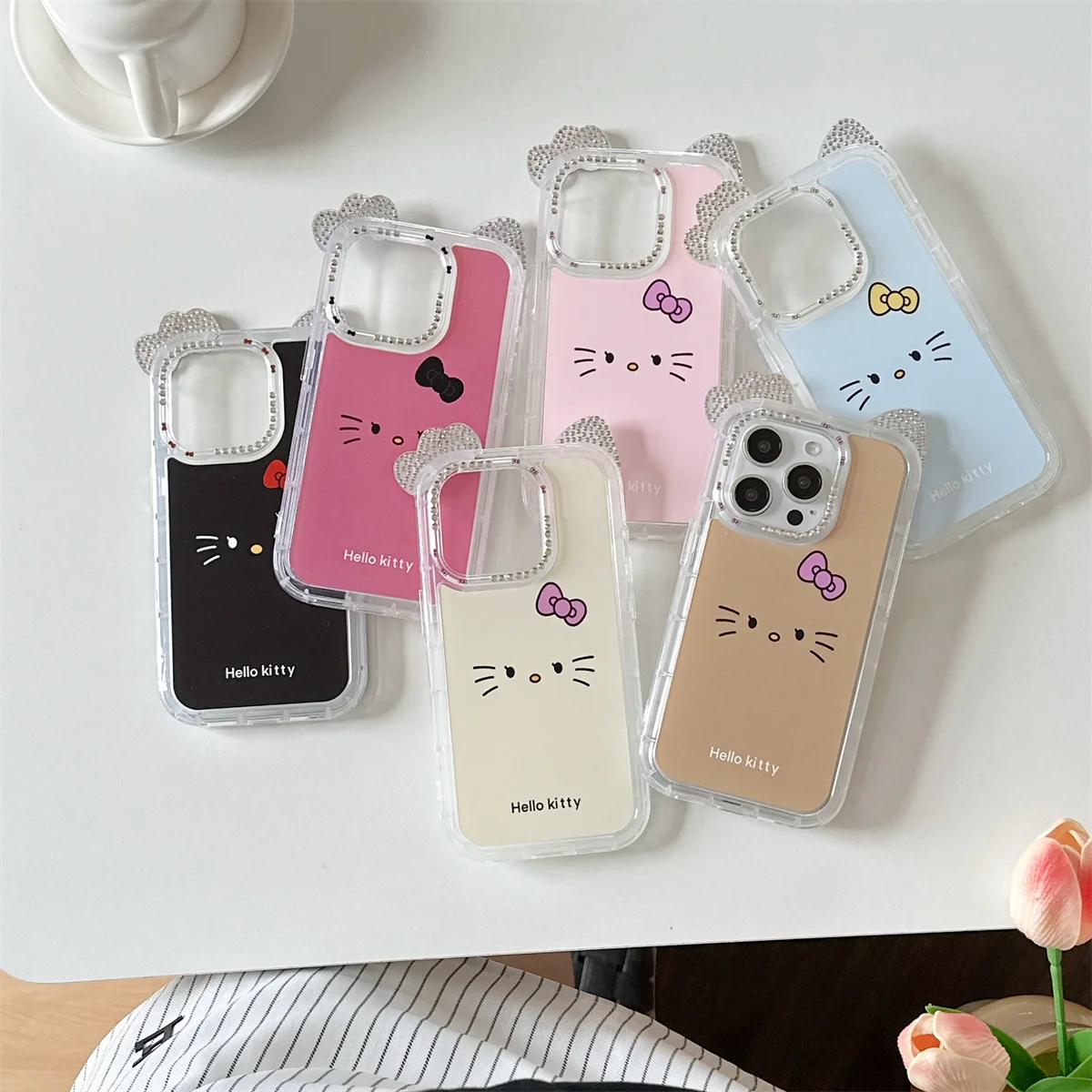 New HelloKitty catFor iPhone 16 15 14 13 Pro Max - Luxury Stylish INS Korean Cute Shockproof Phone Case Lovely Anti-fall Cover F
New HelloKitty catFor iPhone 16 15 14 13 Pro Max - Luxury Stylish INS Korean Cute Shockproof Phone Case Lovely Anti-fall Cover F